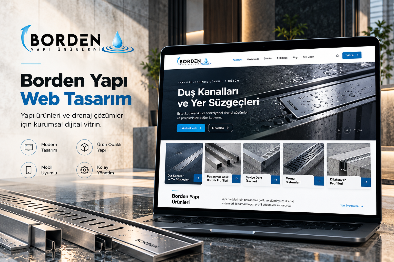 Borden Yapı Ürünleri — Web tasarım